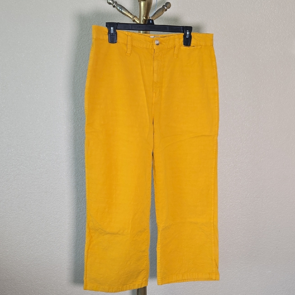 J. Crew Women's Corduroy Pants in Bright Yellow
